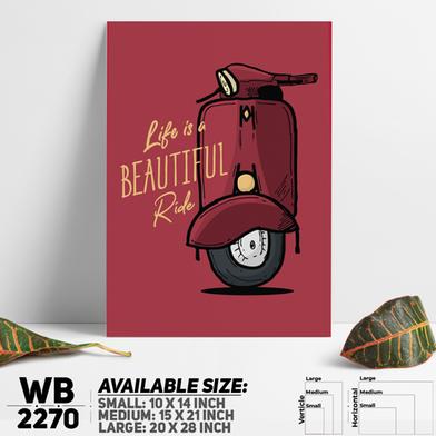 DDecorator Beautiful Ride - Motivational Wall Board and Wall Canvas image