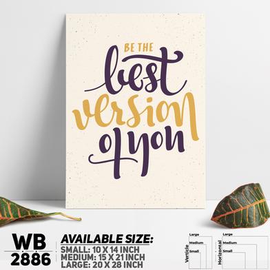 DDecorator Best Version Of You - Motivational Wall Board and Wall Canvas image