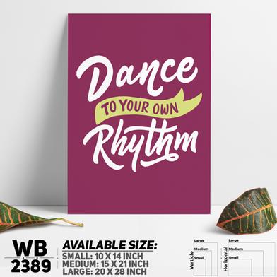 DDecorator Dance Always - Motivational Wall Board and Wall Canvas image