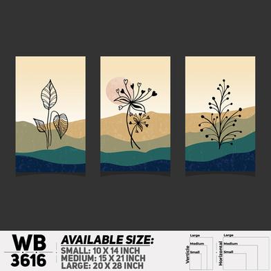 DDecorator Flower And Leaf ArtWork Wall Decor image