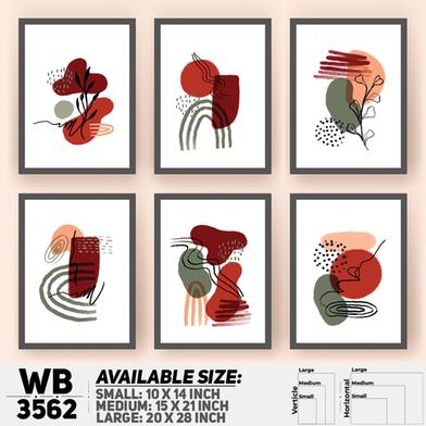 DDecorator Flower And Leaf ArtWork Wall Decor image