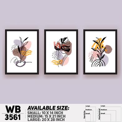 DDecorator Flower And Leaf ArtWork Wall Decor image