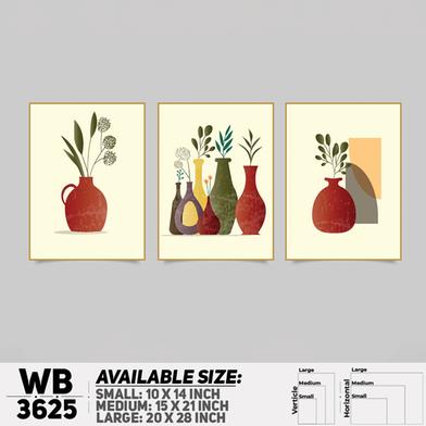 DDecorator Flower And Leaf ArtWork Wall Decor image