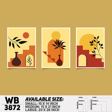 DDecorator Flower And Leaf ArtWork Wall Decor image