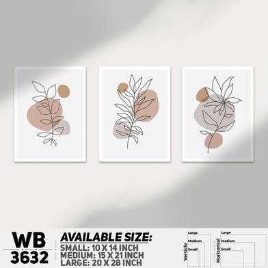 DDecorator Flower And Leaf ArtWork Wall Decor image