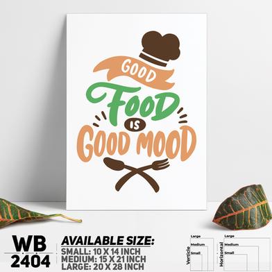 DDecorator Good Food Good Mood - Motivational Wall Board and Wall Canvas image