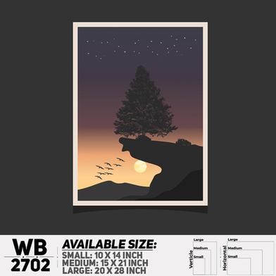 DDecorator Landscape Art Digital Illustration Wall Board and Wall Canvas image