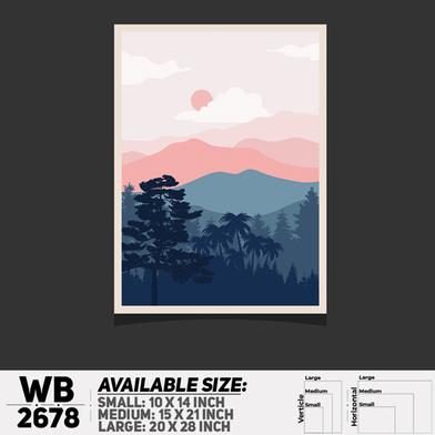 DDecorator Landscape Art Digital Illustration Wall Board and Wall Canvas image