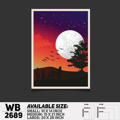 DDecorator Landscape Art Digital Illustration Wall Board and Wall Canvas image