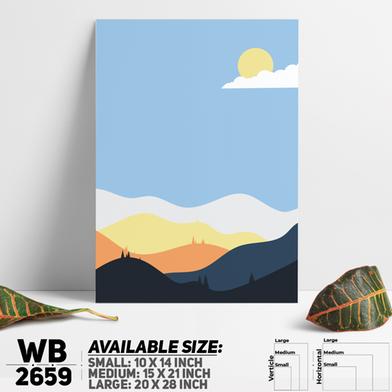 DDecorator Landscape Art Digital Illustration Wall Board and Wall Canvas image