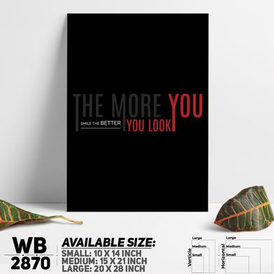 DDecorator Look Better - Motivational Wall Board and Wall Canvas image