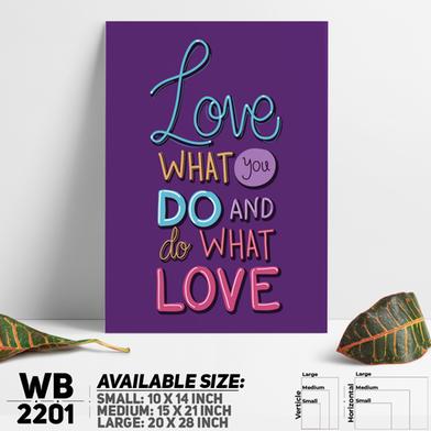 DDecorator Love What You Do - Motivational Wall Board and Wall Canvas image