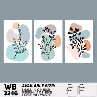 DDecorator Modern Leaf ArtWork Wall Decor image