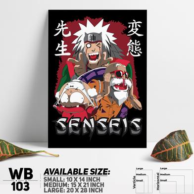 DDecorator Naruto Uzumak Manga Naruto Anime Wall Board and Wall Canvas image
