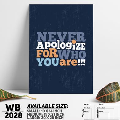 DDecorator Never - Motivational Wall Board and Wall Canvas image