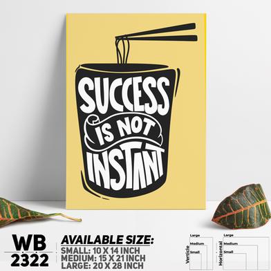 DDecorator Success Is Not Instant - Motivational Wall Board And Wall Canvas image