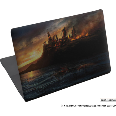 DDecorator The Burning City Harry Potter Laptop Sticker image