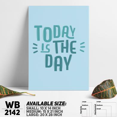 DDecorator Today Is The Day - Motivational Wall Board and Wall Canvas image