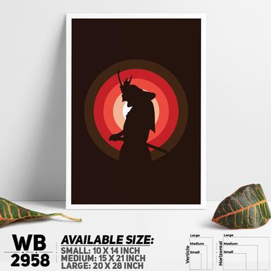 DDecorator Warrior Digital Art Illustration - Motivational Wall Board and Wall Canvas image