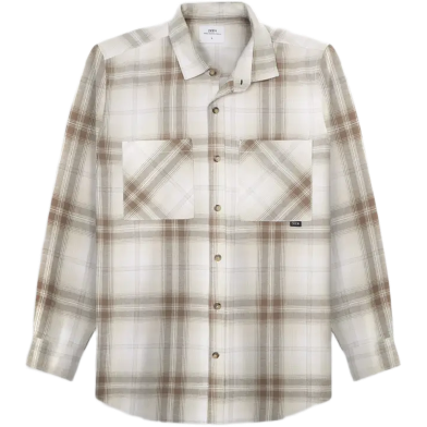 DEEN Ash Grey Check Flannel Shirt image