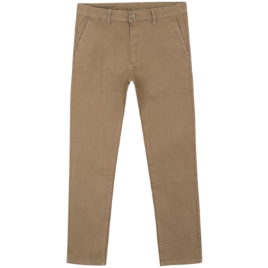 DEEN Brown Twill Chino Pant 48 – Slim Fit image