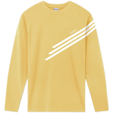 DEEN Full Sleeve Mustard StripeT-shirt image