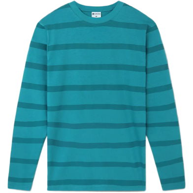 DEEN Full Sleeve Sea-Green Stripe T-shirt image