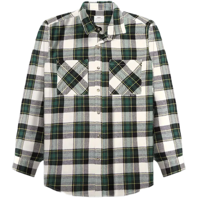 DEEN Hunter Green Check Flannel Shirt image