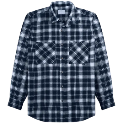 DEEN Navy Classic Flannel Shirt image