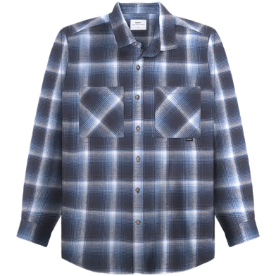 DEEN Ocean Blue Plaid Flannel Shirt image