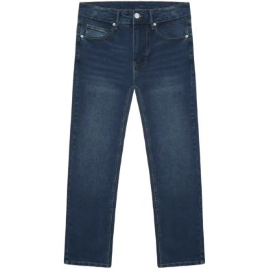 DEEN Regular Fit Dark Wash Blue Jeans image