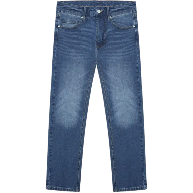 DEEN Regular Fit Mid Wash Blue Jeans image
