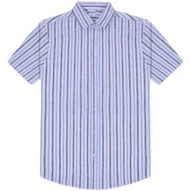 DEEN Regular Fit White Stripe Cotton Shirt image