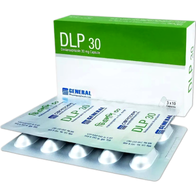DLP 30 mg Capsule (Enteric Coated) 10's Strip image