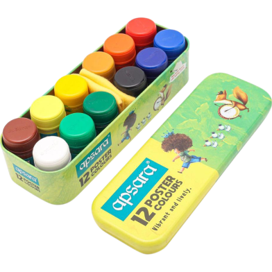 Apsara Poster Colour - 12 Colours image