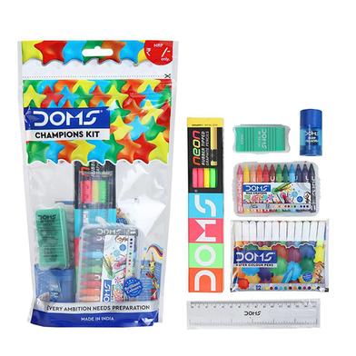 DOMS Champions Kit 6pcs Art Set for Kids Education painting Drawing image