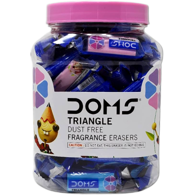 DOMS Triangle Eraser 4 Pcs image