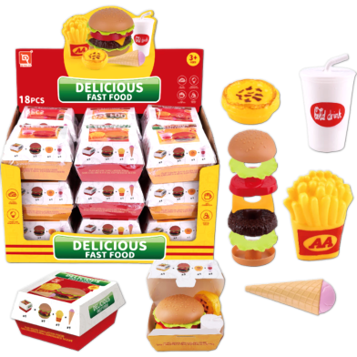 Toybliss Delicious Fast Food Playset (185-91), Ages 3 Plus image