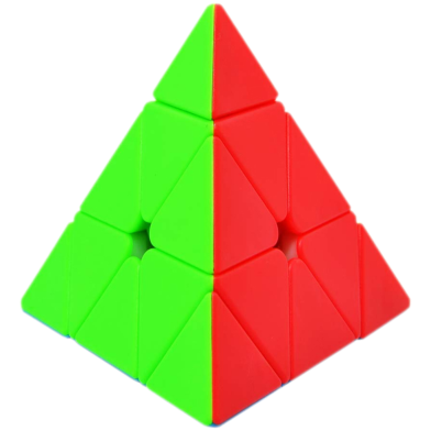 D Eternal Moyu 3X3 High Speed Stickerless Pyramid Cube image