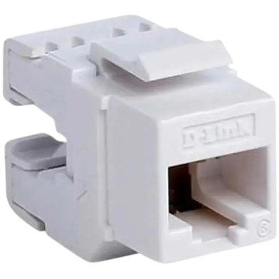D-Link Jack Cat 6 Keystone UTP- White-NKJ-C6WHI1B21 image