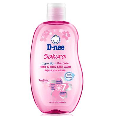 D-Nee Sakura Head And Body Baby Wash 200ml image