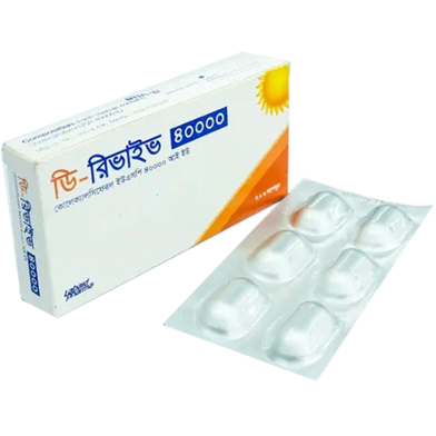 D-Revive40000 IU 6's Strip Capsule image