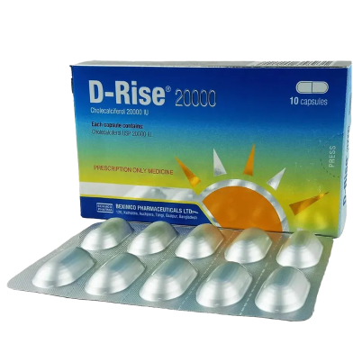 D-Rise 20000 IU Capsule 1 Pcs image