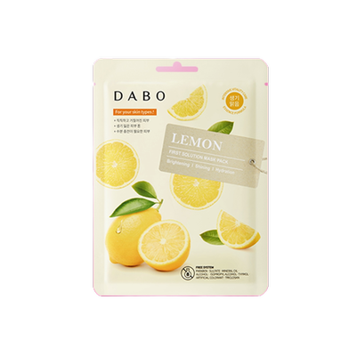 Dabo First Solution Sheet Mask Pack - Lemon 23 gm image
