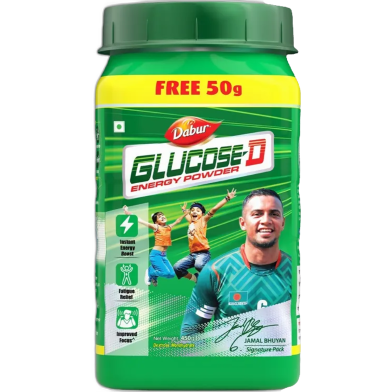 Dabur Glucose-D Energy Boost 400 gm Jar (Get 50 gm Extra) image
