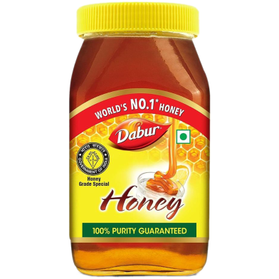 Dabur Honey 100 Percent Pure Honey with No Sugar Adulteration 500 gm image