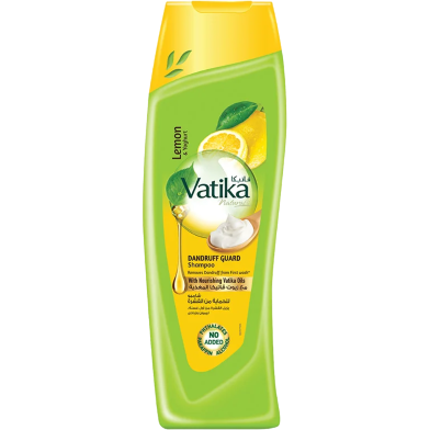 Dabur Vatika Naturals Lemon and Yoghurt Dandruff Guard Shampoo 400 ml -5022496103466 image