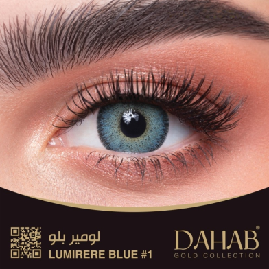 Dahab Lumiere Blue Color Contact Lens image