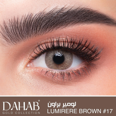 Dahab Lumirere Brown Color Contact Lens image