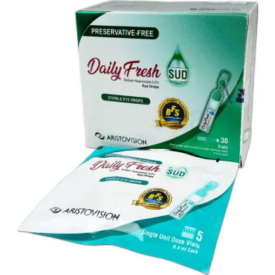 Daily Fresh SUD 0.2 Percent Ophthalmic Solution 5's strip image